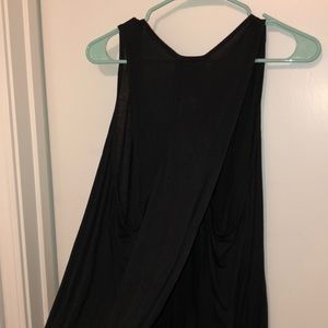 Torrid Active Black Open Back Tank Top